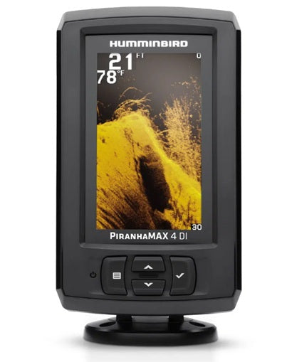 Ecoscandaglio Humminbird  PIRANHA MAX 4 DI include trasduttore da poppa Dual Beam  e DI COD.JH-PM4DI