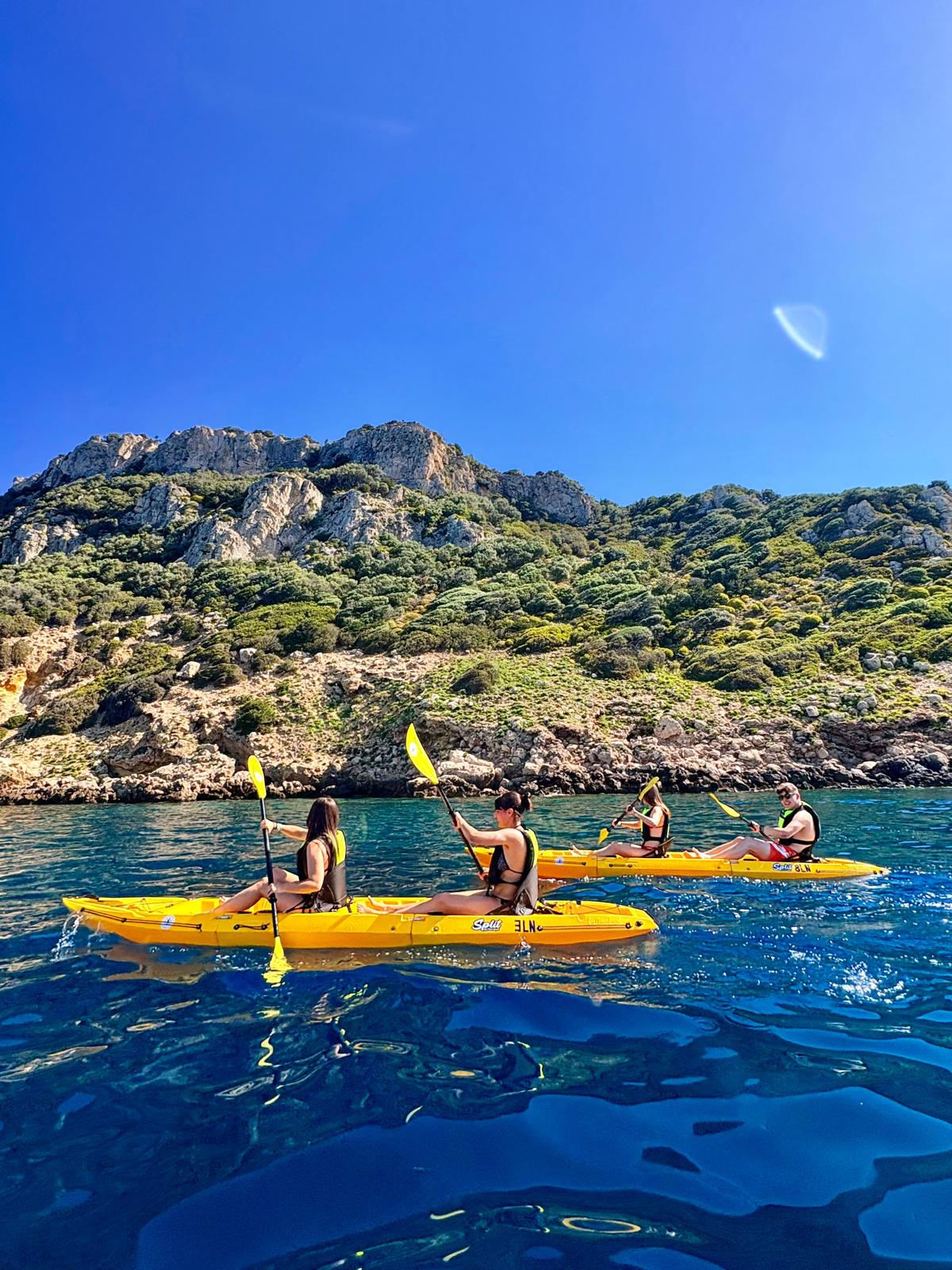 kayak divisibile Split 1 Fishing Big Mama Kayak, canoa modulare, si monta in 30 secondi, con 2 portacanne (verde)