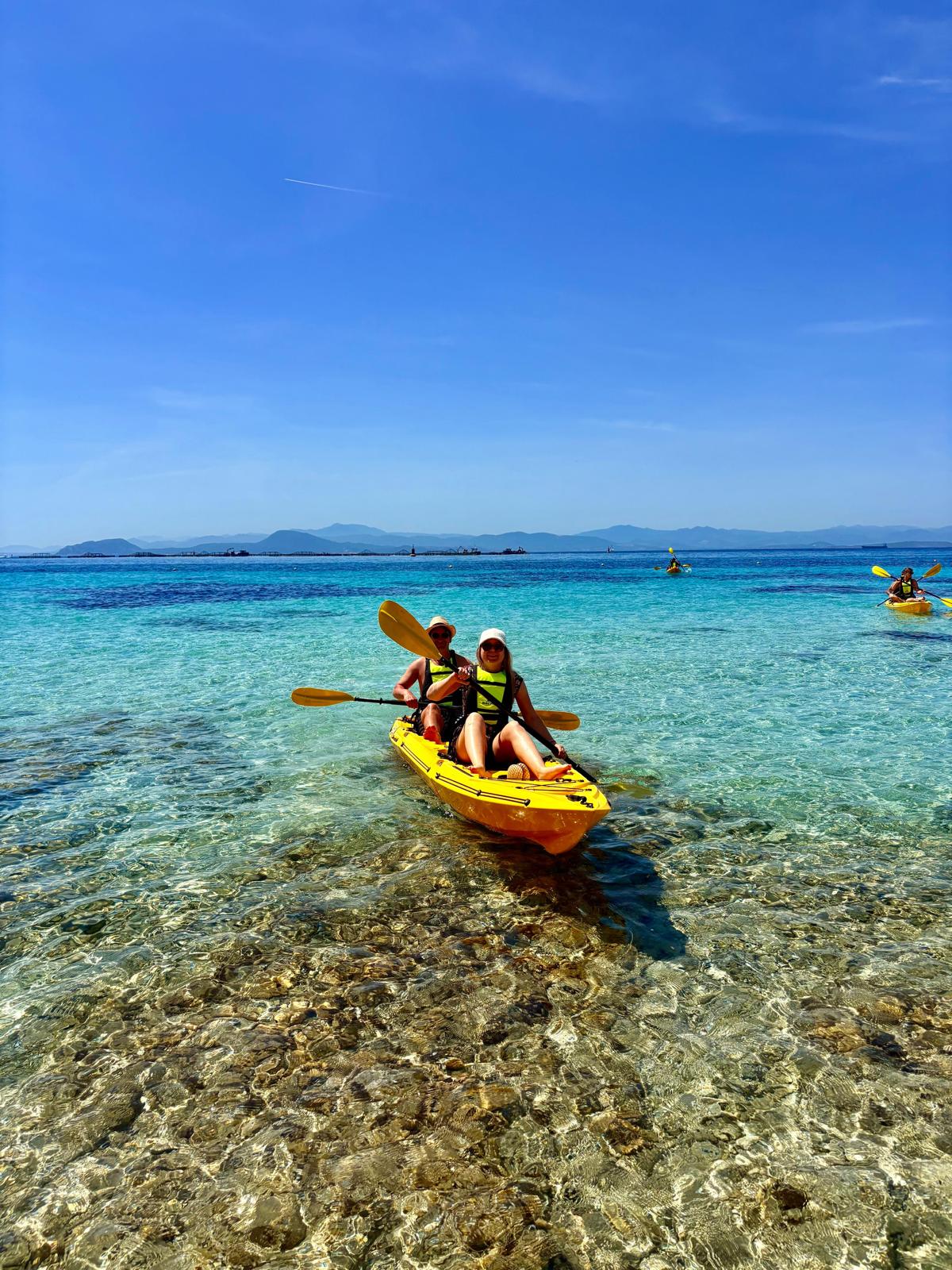 kayak componibile Split 2 Big Mama Kayak, canoa biposto modulare, si monta in 30 secondi ( rosso)