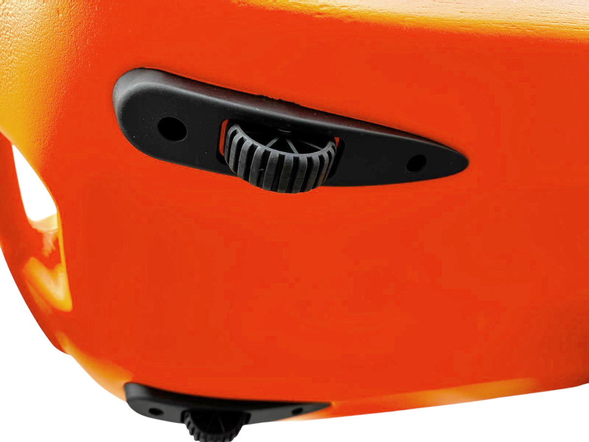 Canoa da mare e lago 3 posti modelli GIL FAMILY, inclusi 2 sedili e 2 pagaie e ruote di trasporto col. verde