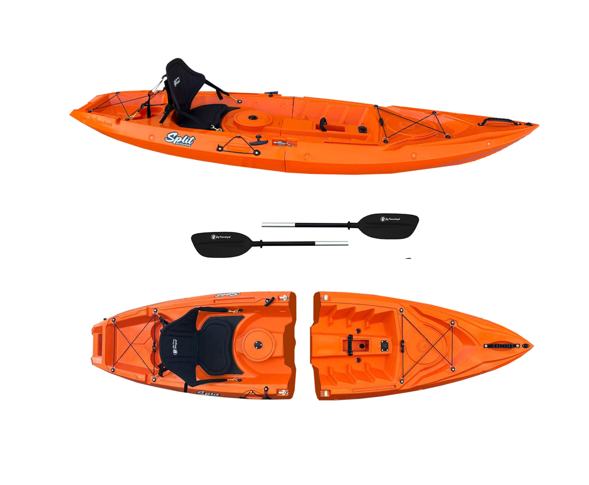 Kayak componibile Split 1 Basic Big Mama Kayak, canoa modulare, si monta in 30 secondi
