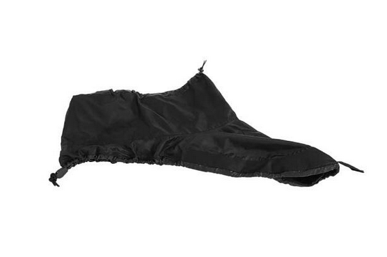 Paraspruzzi in PVC nero per kayak con pozzetto standard