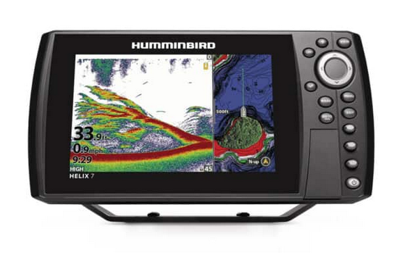Ecoscandaglio Humminbird HELIX 7 CHIRP DS GPS G4N include trasduttore da poppa Dual Spectrum cod. Jh-h7-630 interfaccia Terrova kayak