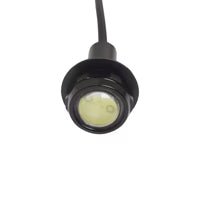 YAK POWER Kit Luci LED Super Luminose a Pulsante BIANCO – 2 Pezzi