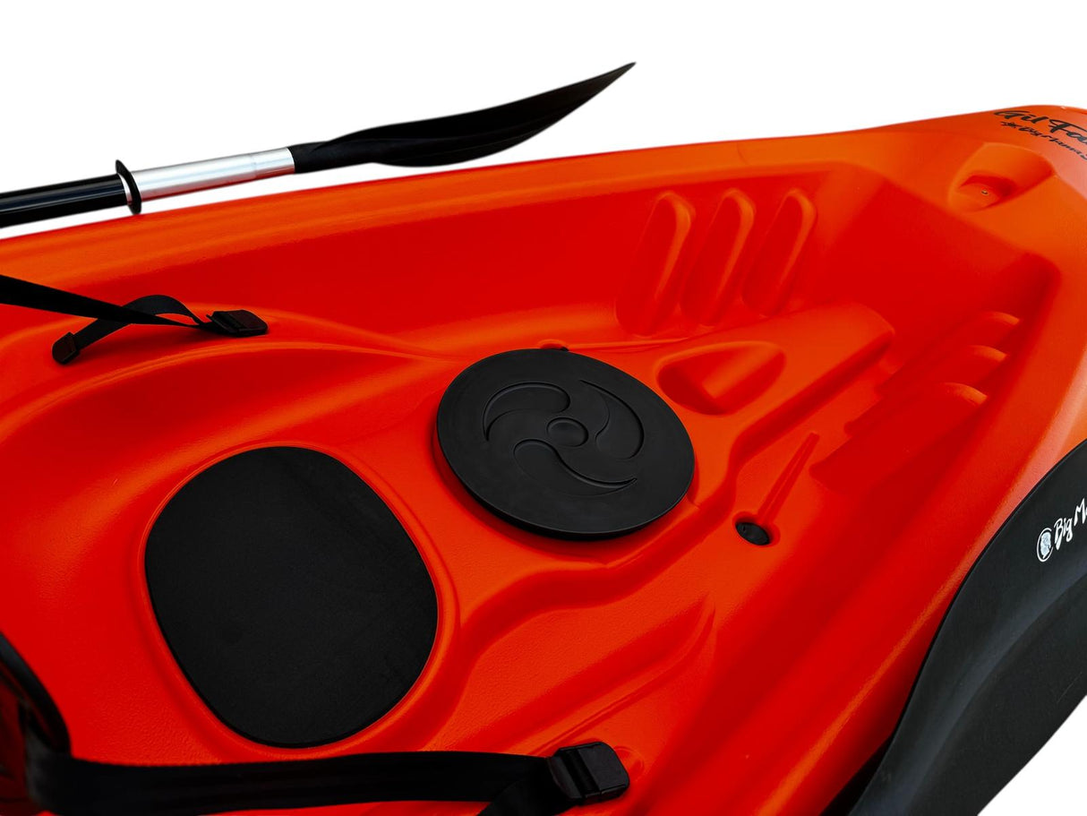 Canoa da mare e lago 3 posti modelli GIL FAMILY, inclusi 2 sedili e 2 pagaie e ruote di trasporto col. verde