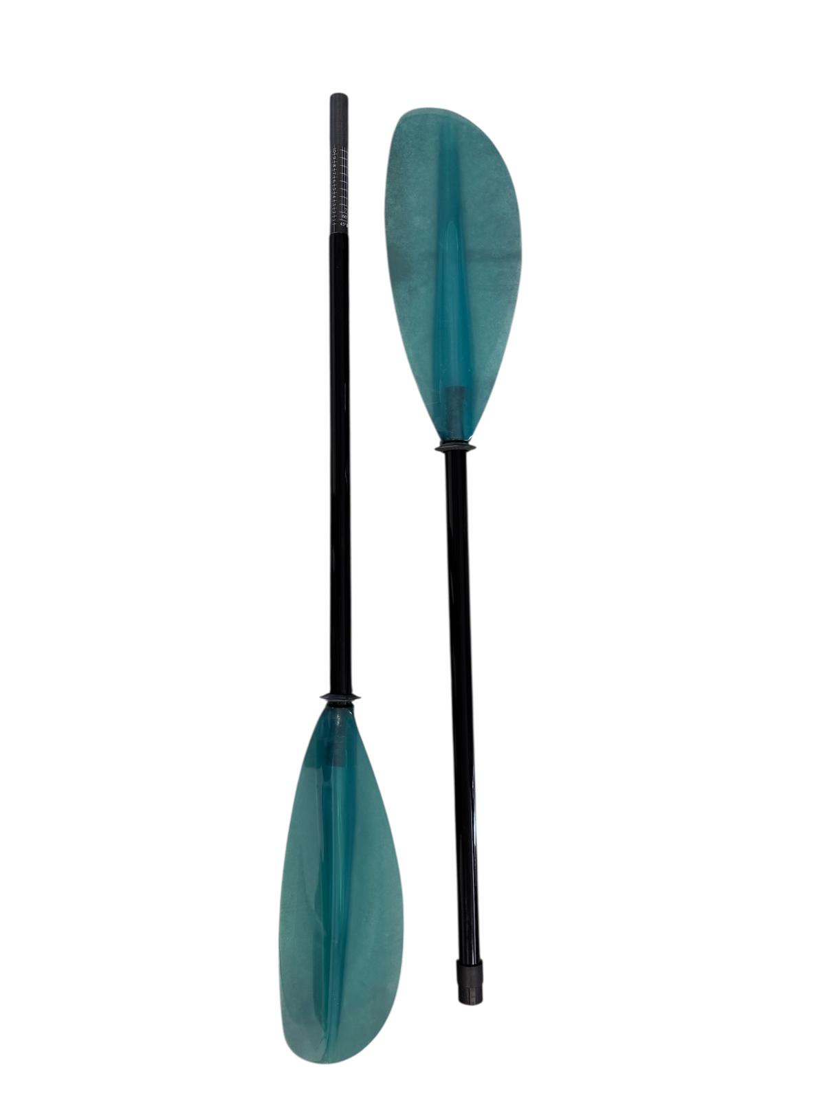 Pagaia divisibile in 2 pezzi in fibra lunghezza regolabile da 216 a 226