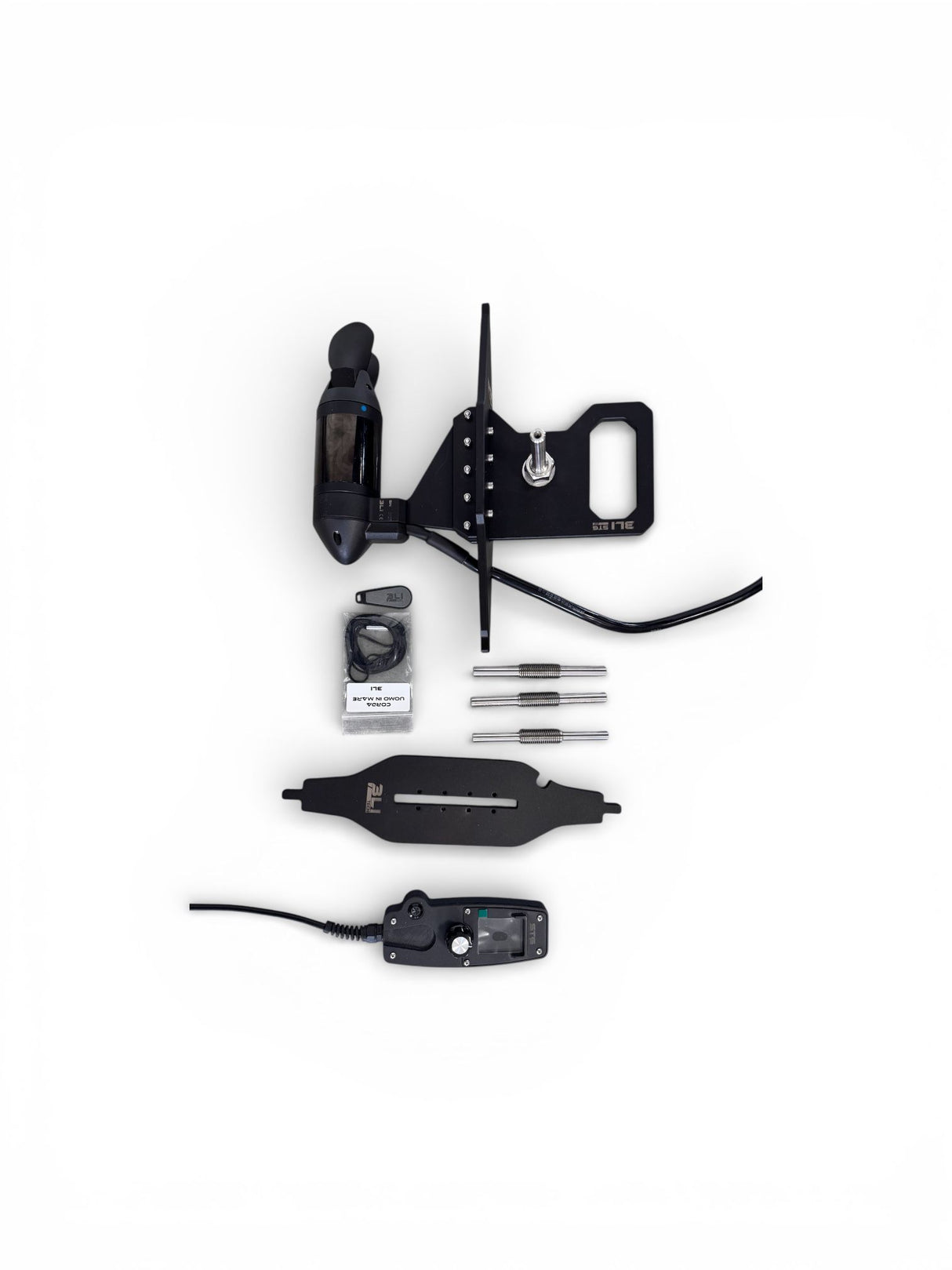 Motore elettrico per kayak STG ULTRA EVO 3 CV - 42 V - 1300 Vh incluso batteria e controller adattatore per Triken 330, 380, 405 - 3LITHIUM