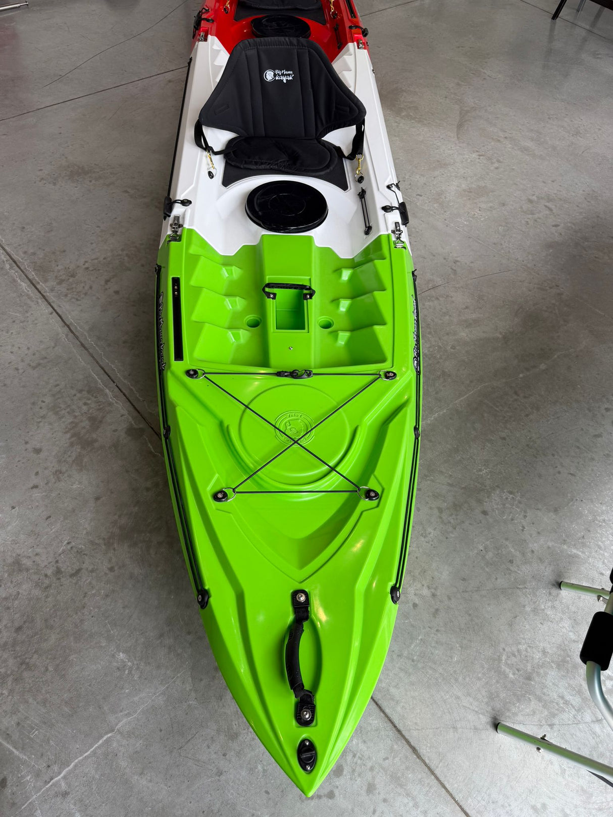 Split 2 Italia kayak componibile Big Mama Kayak, canoa biposto modulare, inclusi 2 pagaie + 2 sedili + 2 ruote