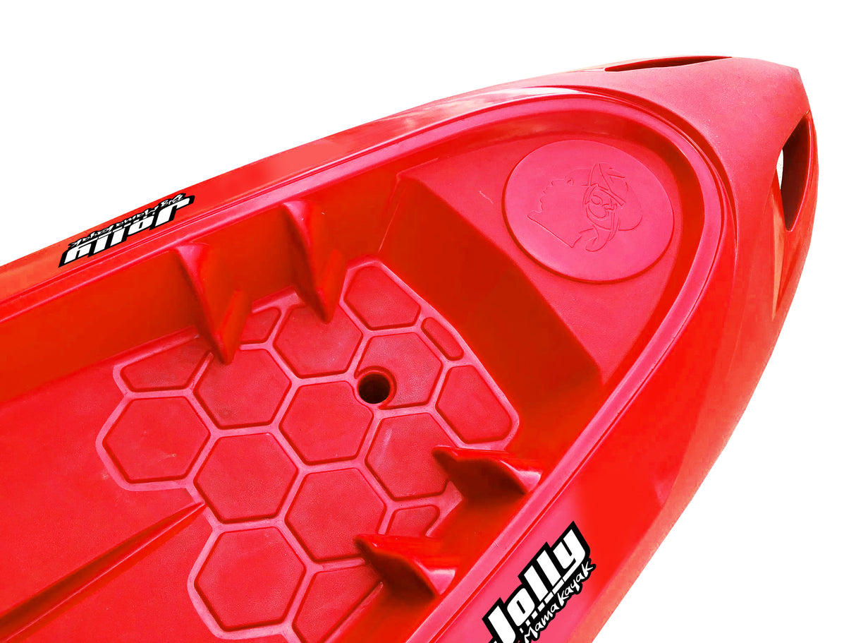 Kayak monoposto jolly 2.0 BASIC big mama kayak - canoa da 260 cm + 1 pagaia in omaggio (made in italy)