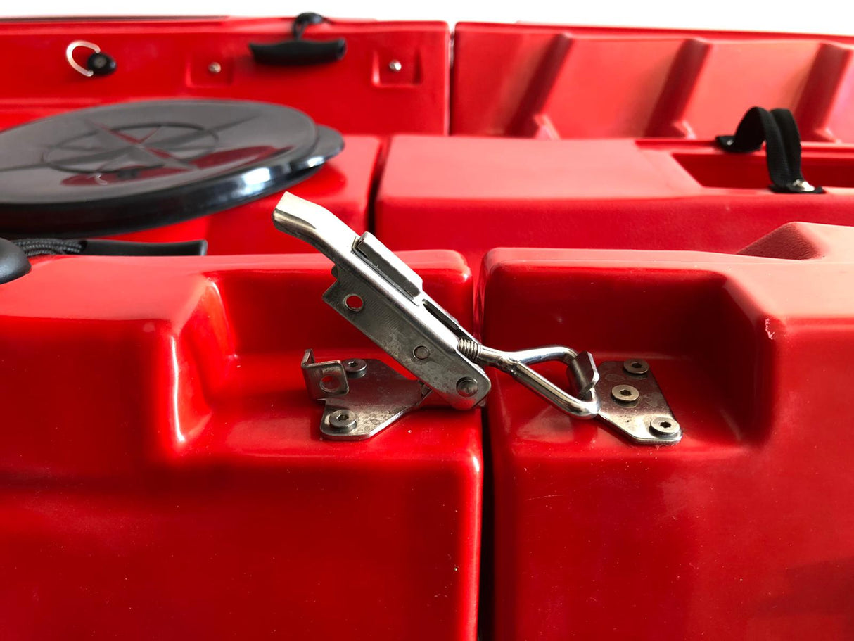 Kayak smontabile Split 2 Fishing Big Mama Kayak con 2 ruote, 2 gavone, 2 seggiolini, 2 pagaie, 2 portacanne + Garmin VIVID 5 cv