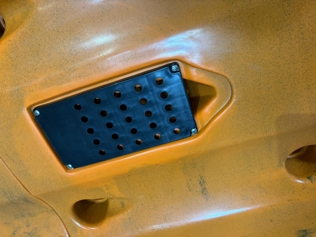 Kayak monoposto divisibile a pedali con pinne Big Mama START S500 componibile + Garmin striker VIVID 5 cv + kit schermo ecoscandaglio