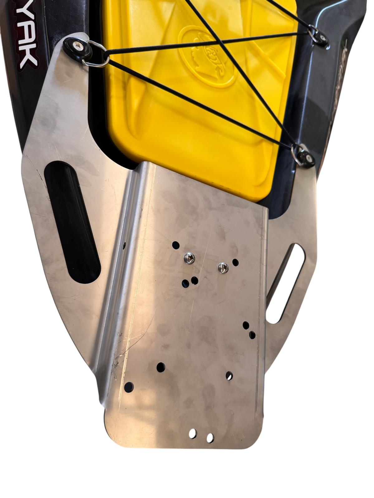 Pulpito di prua inox per Triken 330 S LIVE  COMPATIBILE MINN KOTA, MOTORGUIDE E HASWING - PIASTRA MOTORE