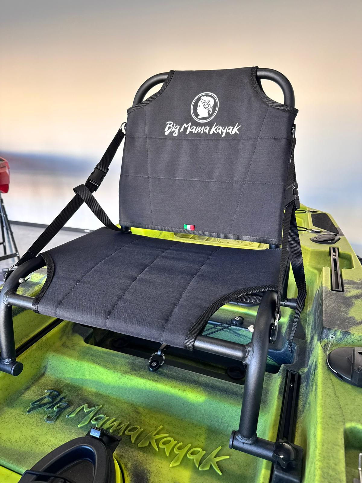 Kayak fishing a Pedali divisibile Big Mama Triken 330 S divisibile + supporto motore centrale + motore Minn Kota RIPTIDE TRANSOM 40 + pedaliera