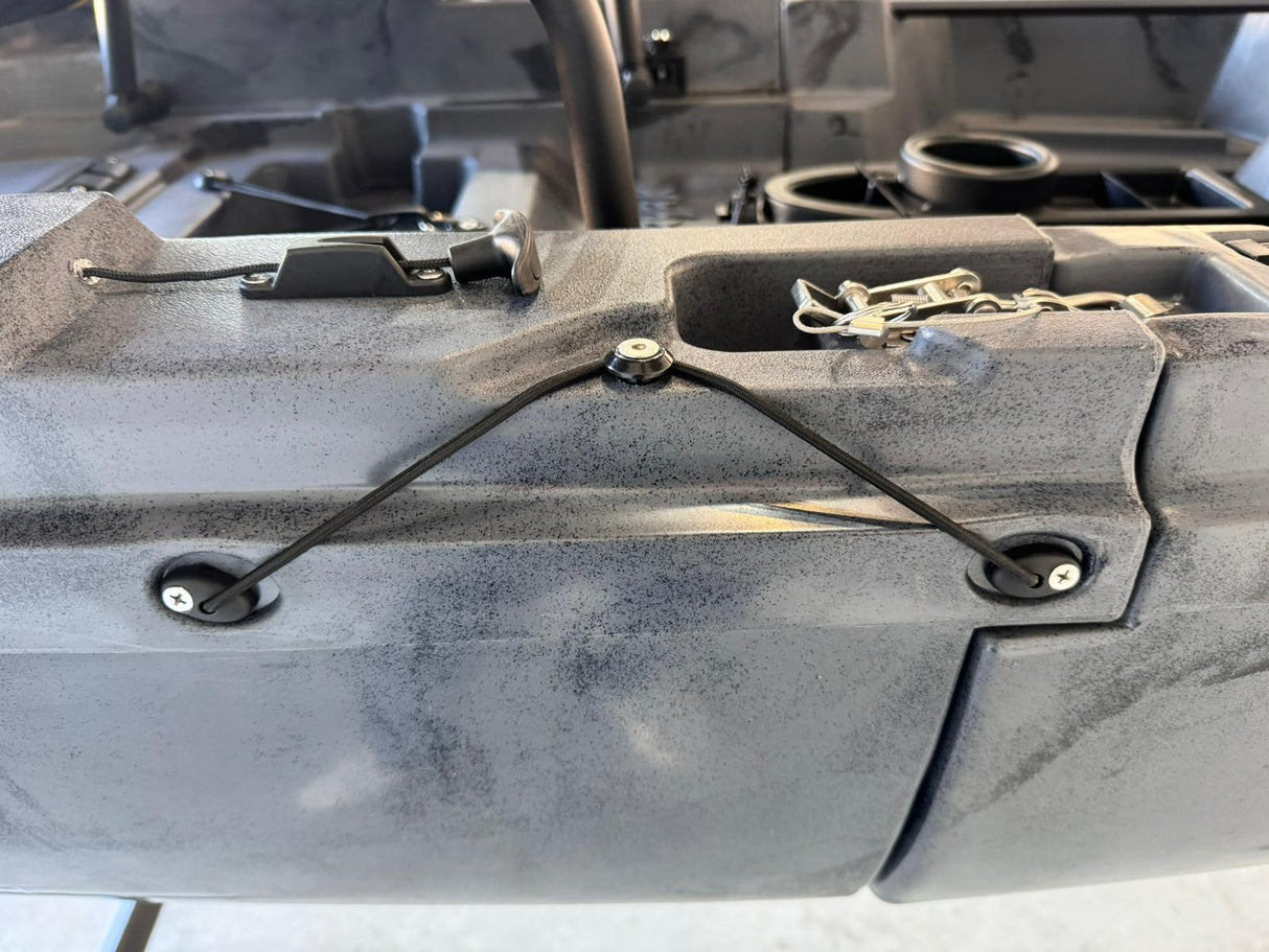 Kit 5cv composto da : Kayak da pesca a pedali Big Mama Triken 330 S divisibile + Garmin Striker vivid 5 + Kit braccetto