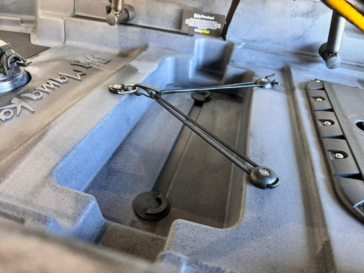 Kit 5cv composto da : Kayak da pesca a pedali Big Mama Triken 330 S divisibile + Garmin Striker vivid 5 + Kit braccetto