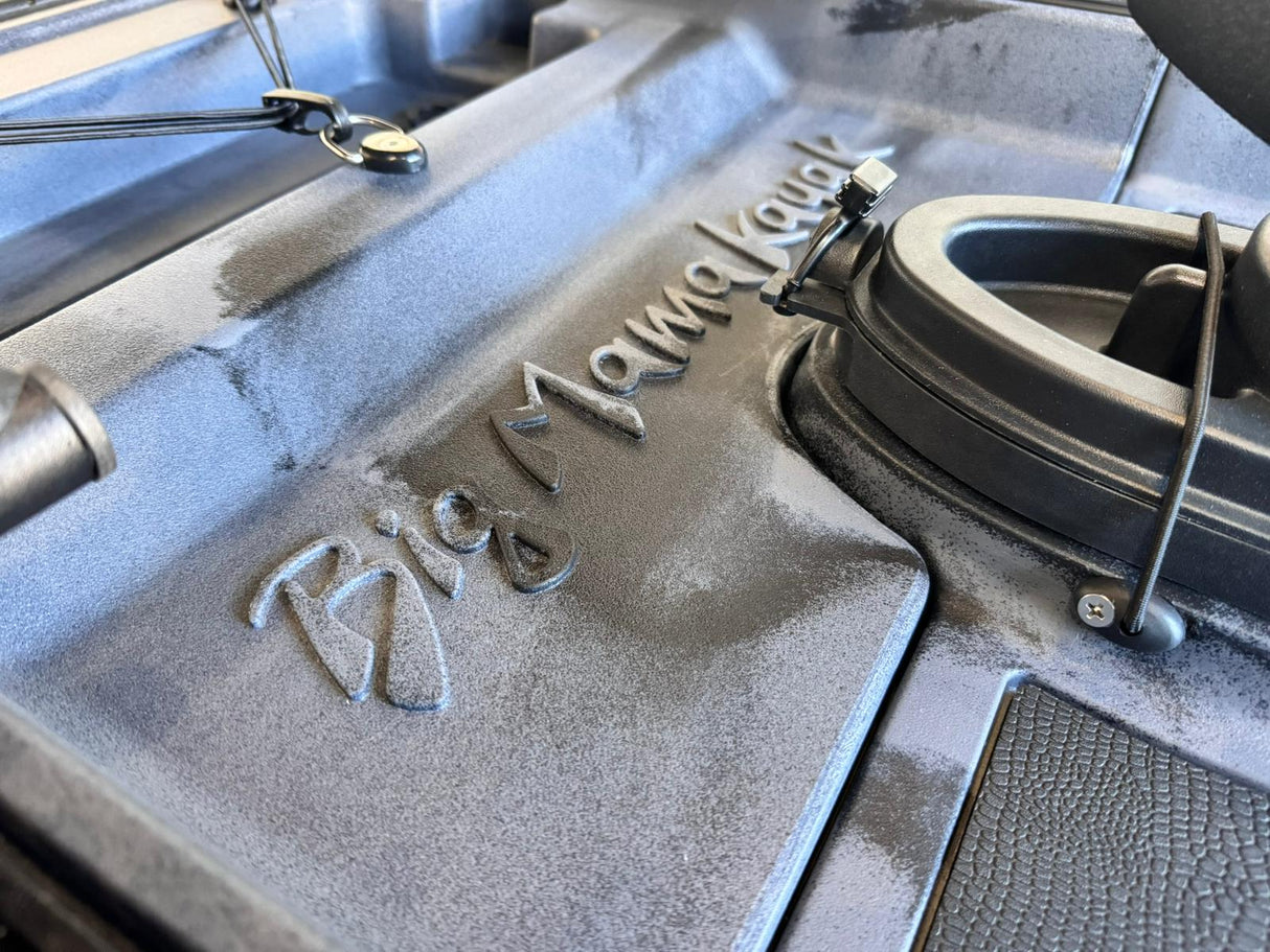 Kit 5cv composto da : Kayak da pesca a pedali Big Mama Triken 330 S divisibile + Garmin Striker vivid 5 + Kit braccetto