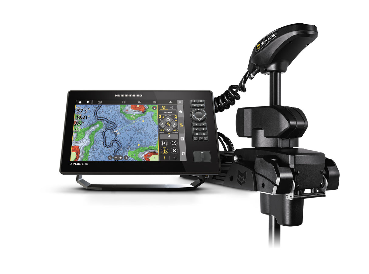 ECOSCANDAGLIO XPLORE 10 CHIRP CMSI+GPS Humminbird Cod. JH-X10-010 con Trasduttore - Display  10″