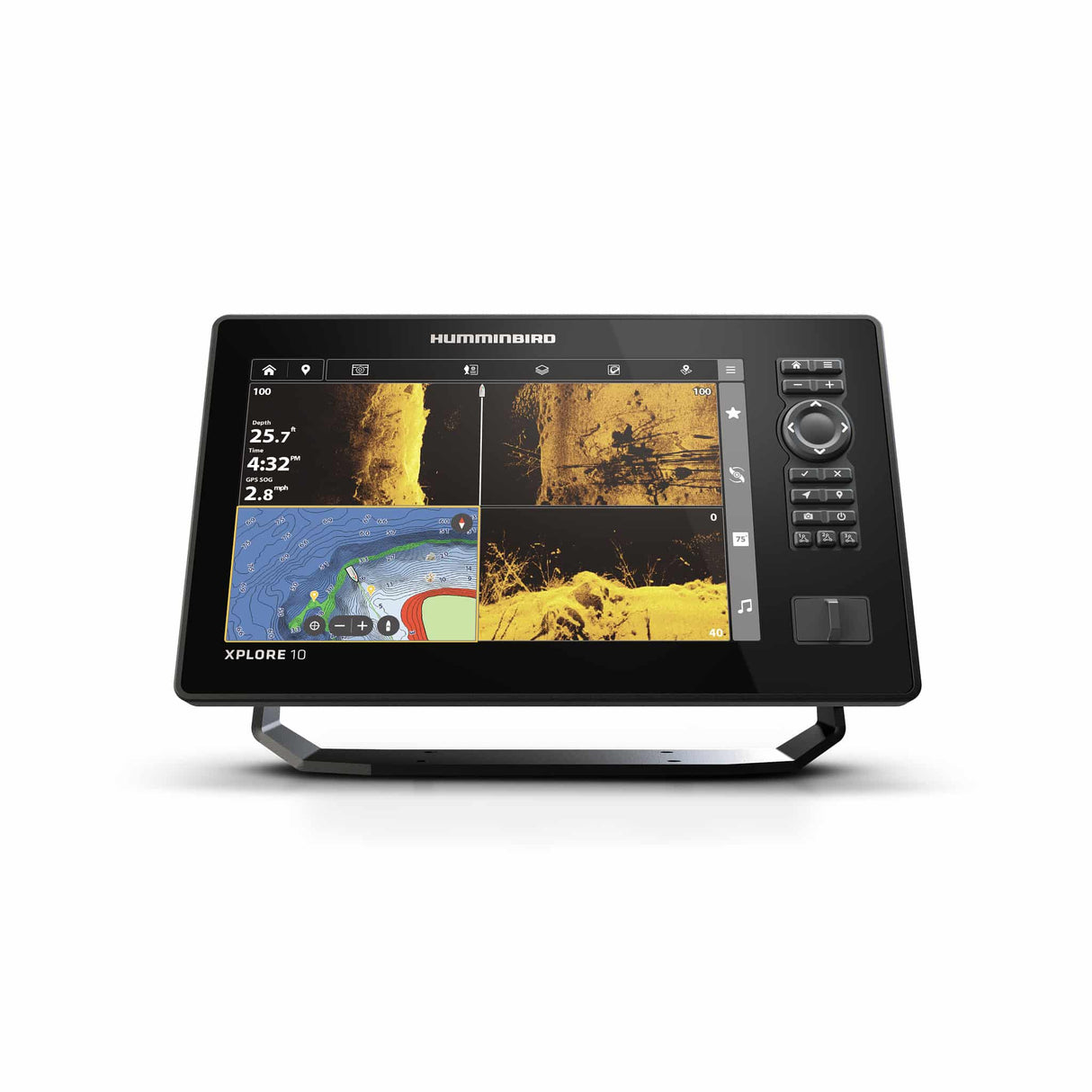 ECOSCANDAGLIO XPLORE 10 CHIRP CMSI+GPS Humminbird Cod. JH-X10-010 con Trasduttore - Display  10″