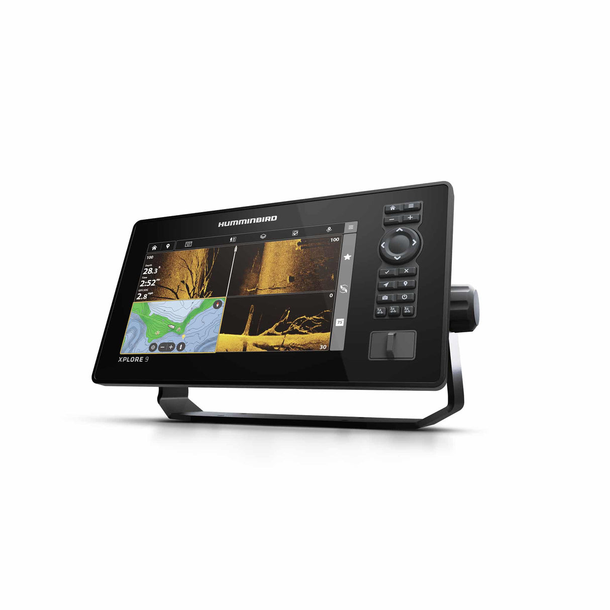 ECOSCANDAGLIO XPLORE 9 CHIRP CMSI+ GPS HUMMINBIRD Cod. JH-X9-000 DISPLAY 9" con Trasduttore