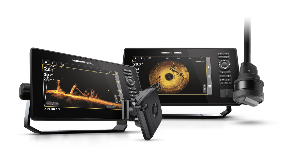 ECOSCANDAGLIO XPLORE 9 CHIRP CMSI+ GPS HUMMINBIRD Cod. JH-X9-000 DISPLAY 9" con Trasduttore