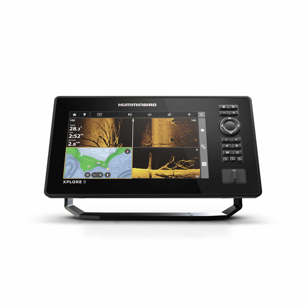 ECOSCANDAGLIO XPLORE 9 CHIRP CMSI+ GPS HUMMINBIRD Cod. JH-X9-000 DISPLAY 9" con Trasduttore