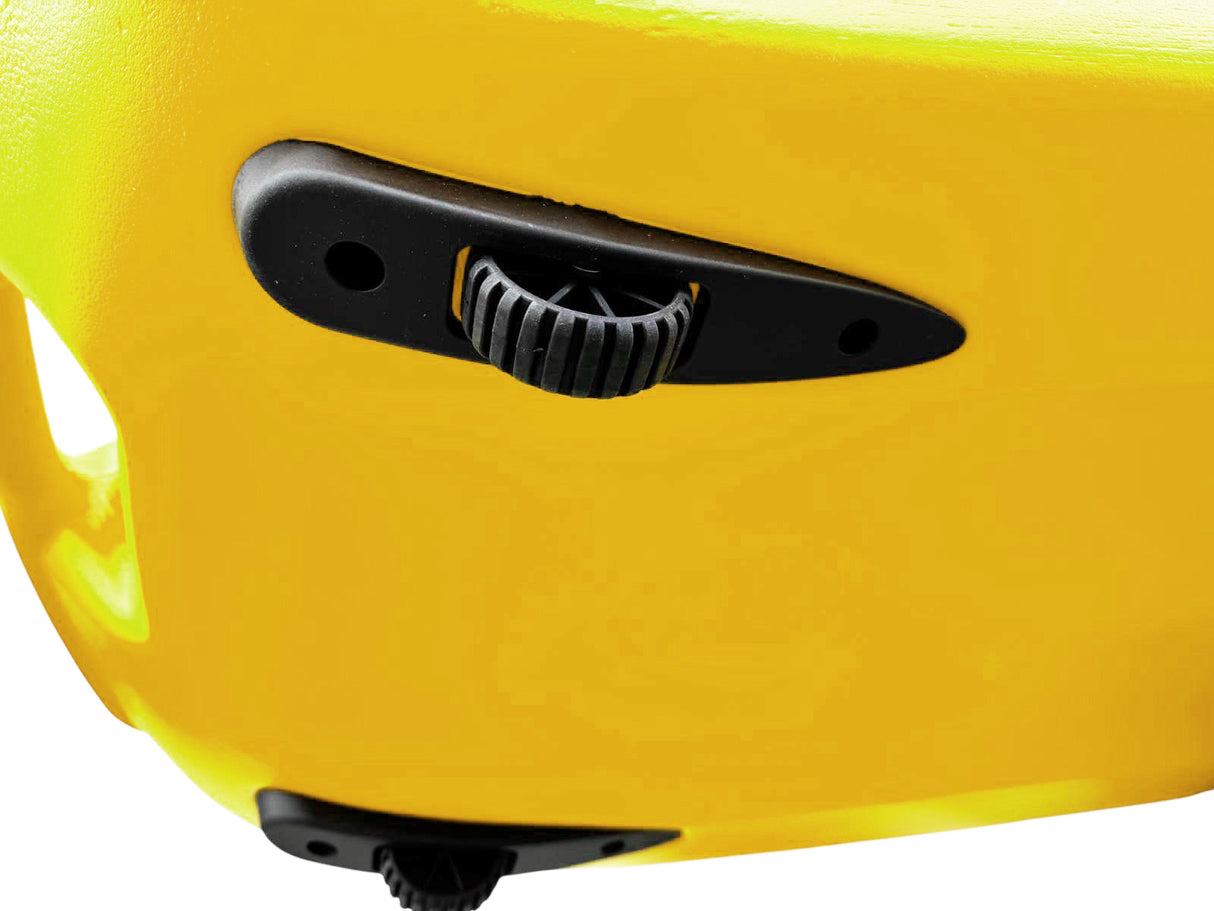 Canoa da mare e lago 3 posti modelli GIL FAMILY, inclusi 2 sedili e 2 pagaie e ruote di trasporto col. verde