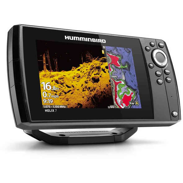 ECOSCANDAGLIO GPS/Eco Humminbird Helix 7 Chirp SI GPS G4 con Trasduttore JH-H7-590