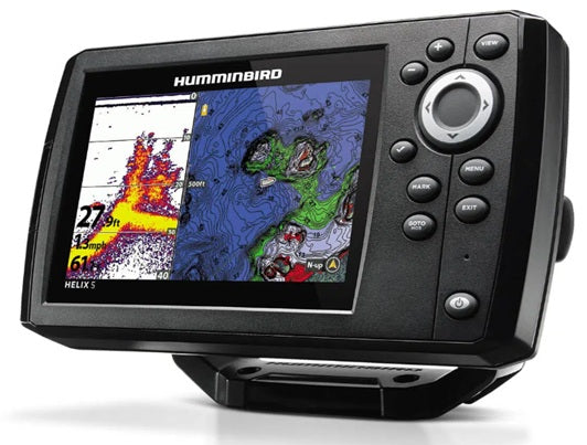 Ecoscandaglio Humminbird HELIX 5 CHIRP DI GPS G3 include trasduttore da poppa DS & DI cod.JH-H5-670