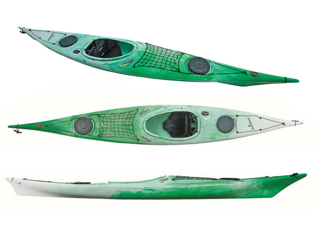 Rainbow Oasis 4.25 Expedition - Kayak 1 Posto 425 Cm + Gavoni + Schienale + Sedile