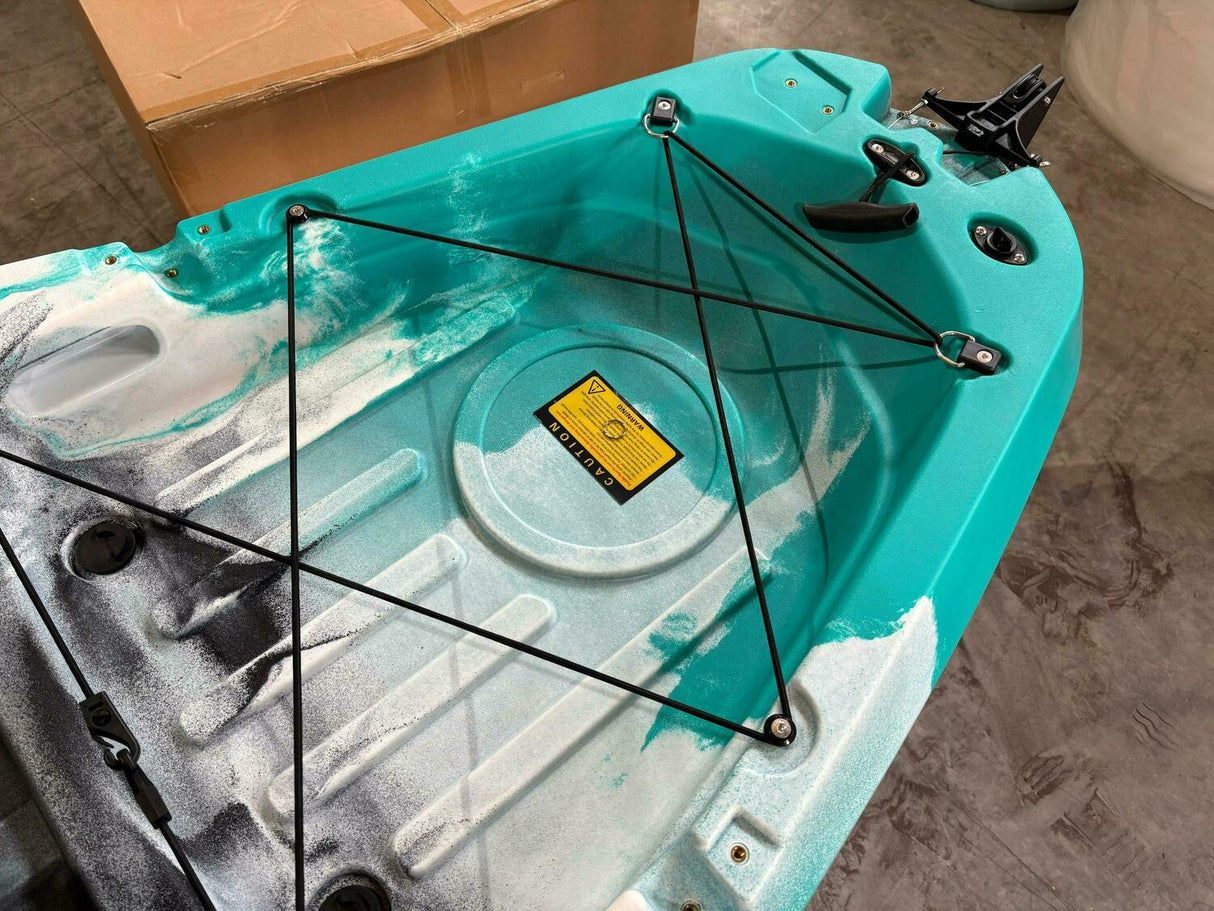 Kayak monoposto divisibile a pedali con pinne BIG MAMA START S500 componibile