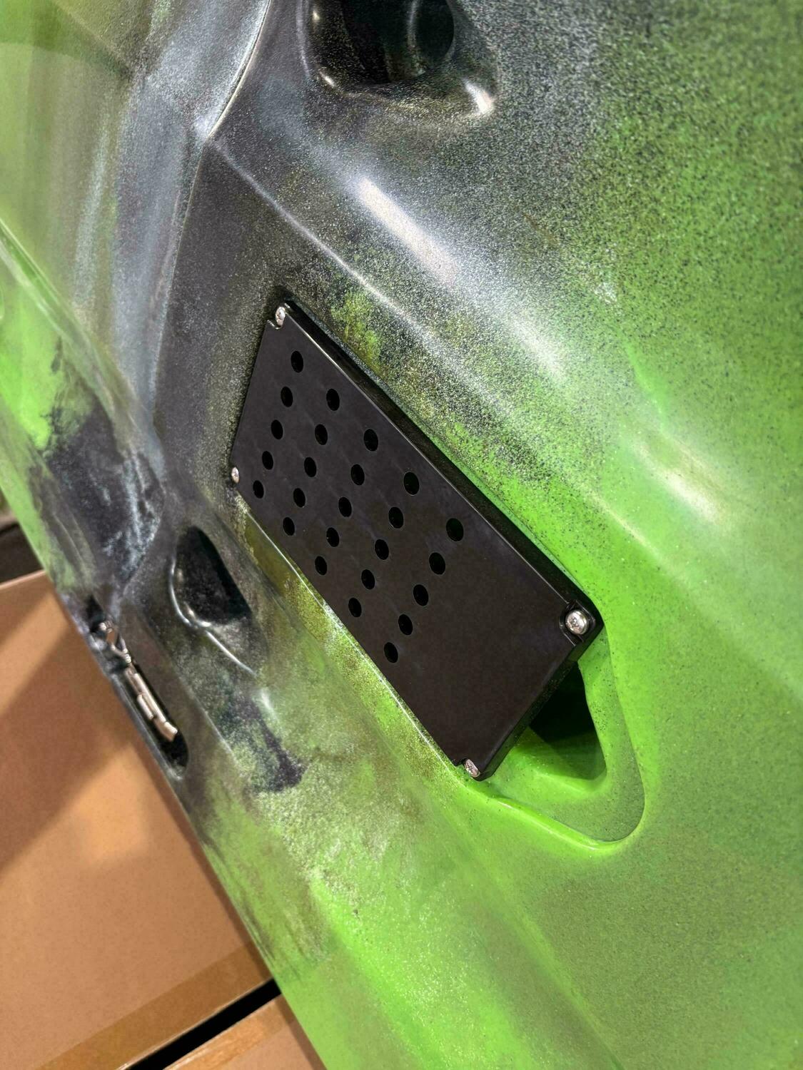 Kayak monoposto divisibile a pedali con pinne Big Mama START S500 componibile + motore Bixpy K1 Angler PRO Kit Outboard con batteria inclusa PP-768 Wh + Adattatore Low Profile Thruhull Pedal Drive