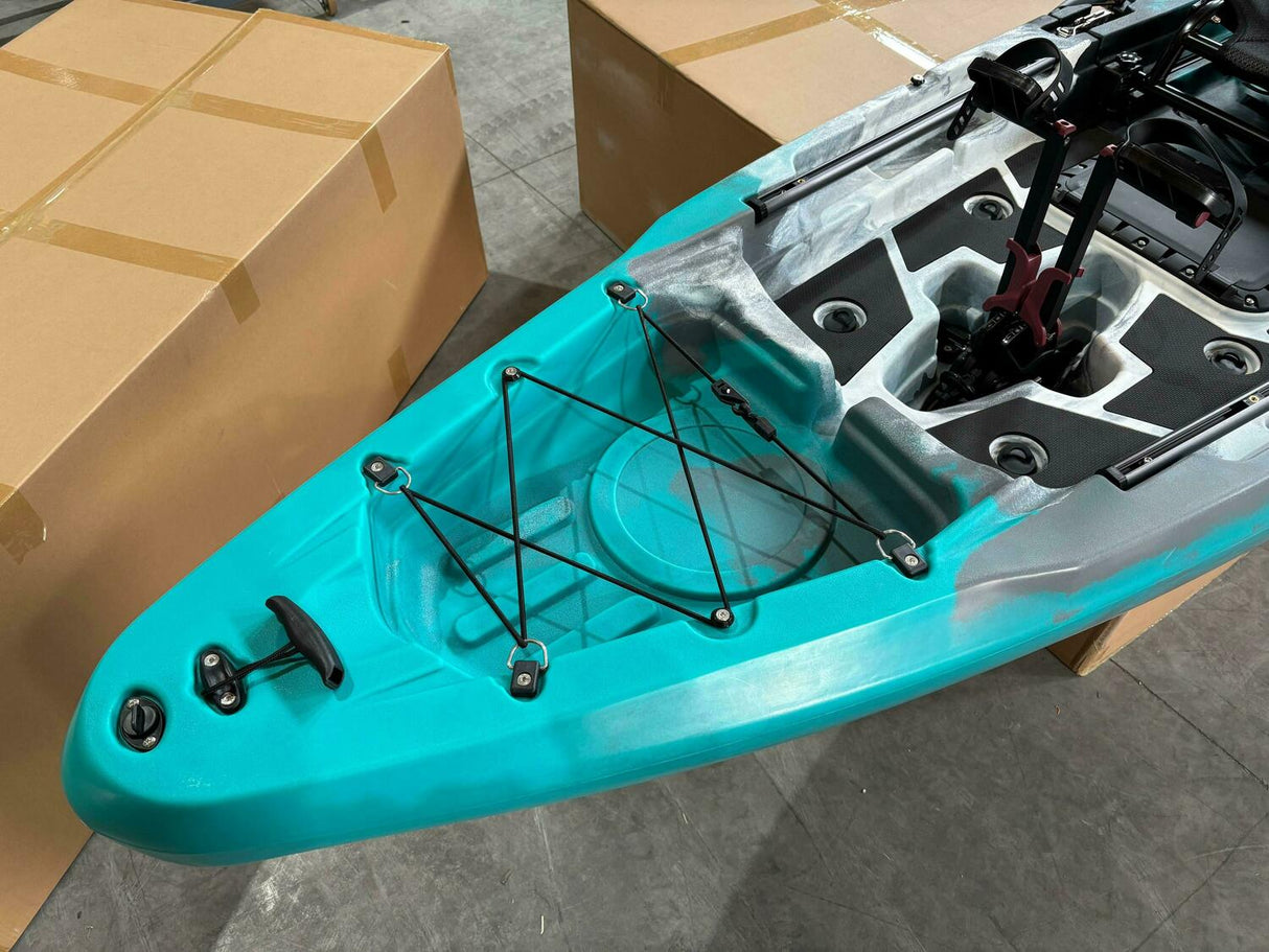 Kayak monoposto divisibile a pedali con pinne BIG MAMA START S500 componibile