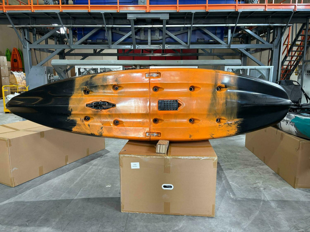 Kayak monoposto divisibile a pedali con pinne BIG MAMA START S500 componibile