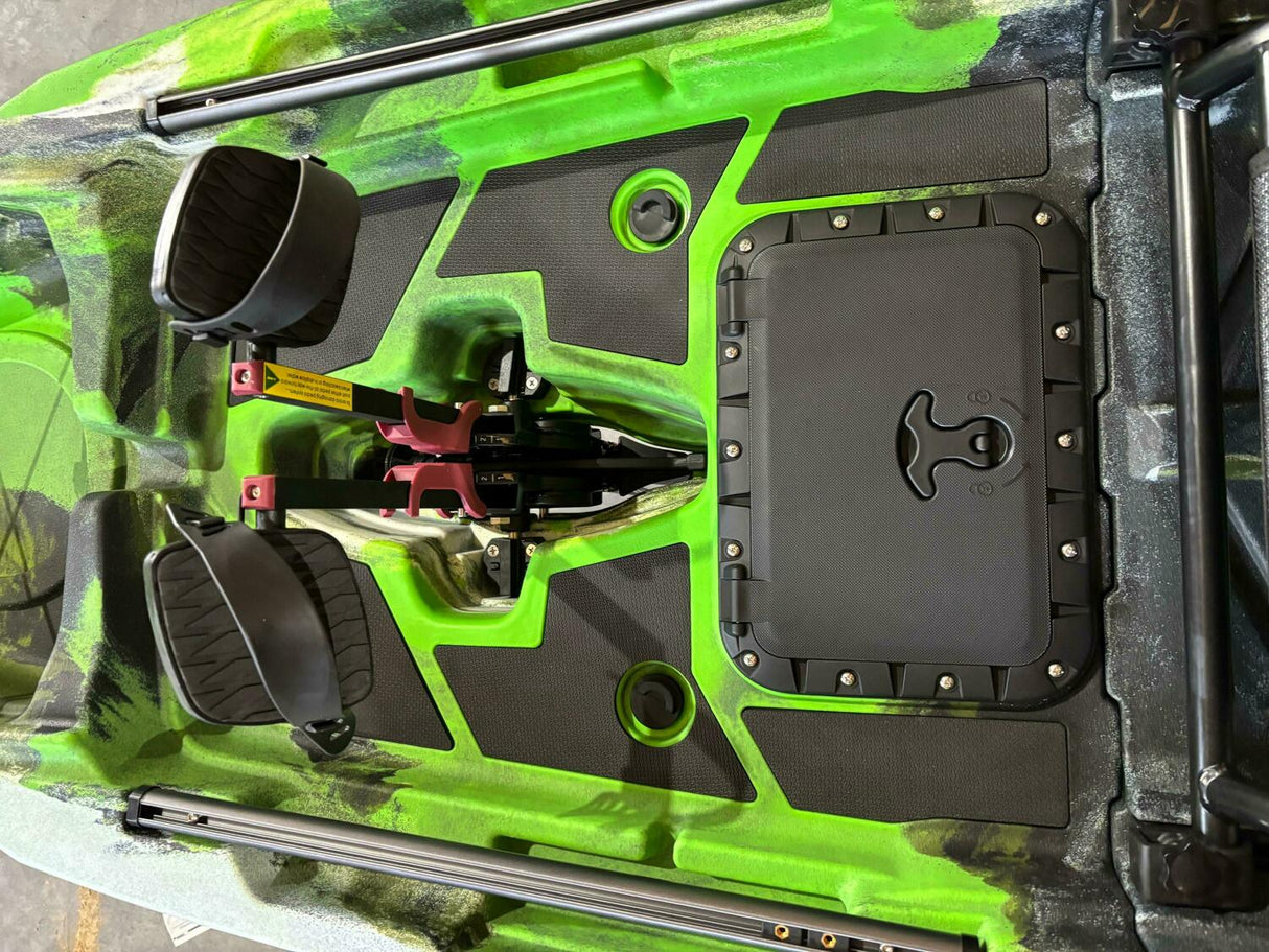 Kayak monoposto divisibile a pedali con pinne BIG MAMA START S500 componibile