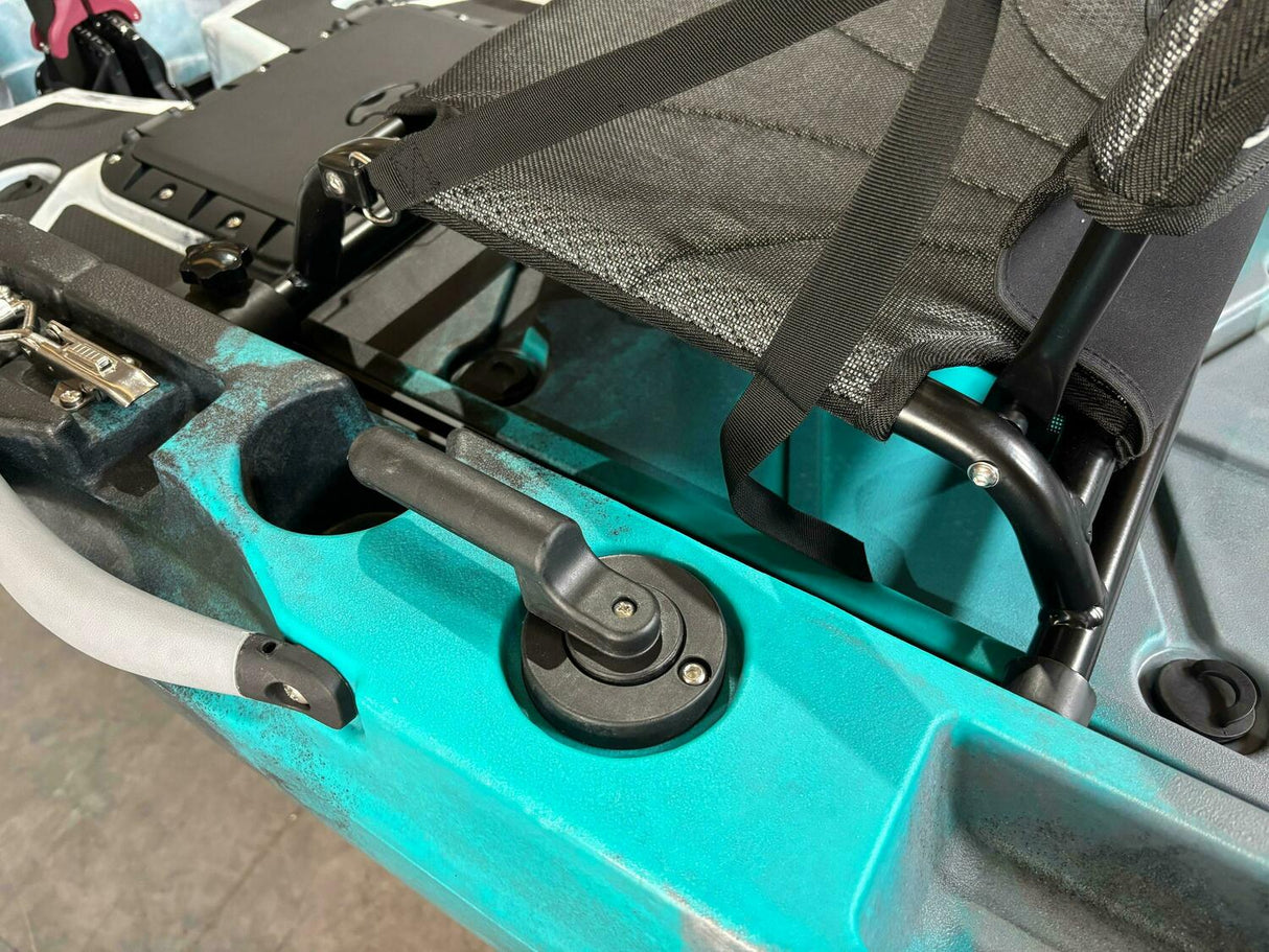 Kayak monoposto divisibile a pedali con pinne BIG MAMA START S500 componibile