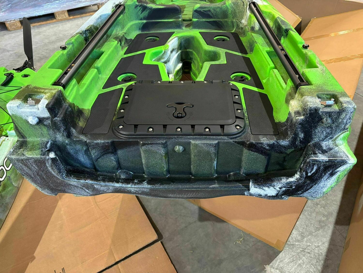 Kayak monoposto divisibile a pedali con pinne BIG MAMA START S500 componibile