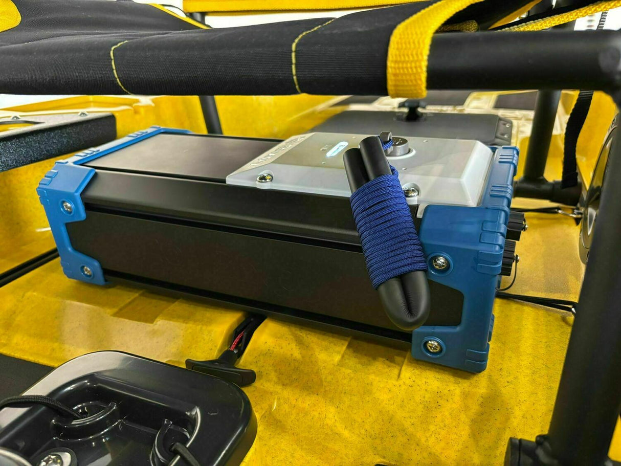 Motore elettrico per kayak Bixpy K1 Angler PRO Kit Outboard con batteria inclusa PP-768 Wh + Adattatore Hoodoo Pedal Drive