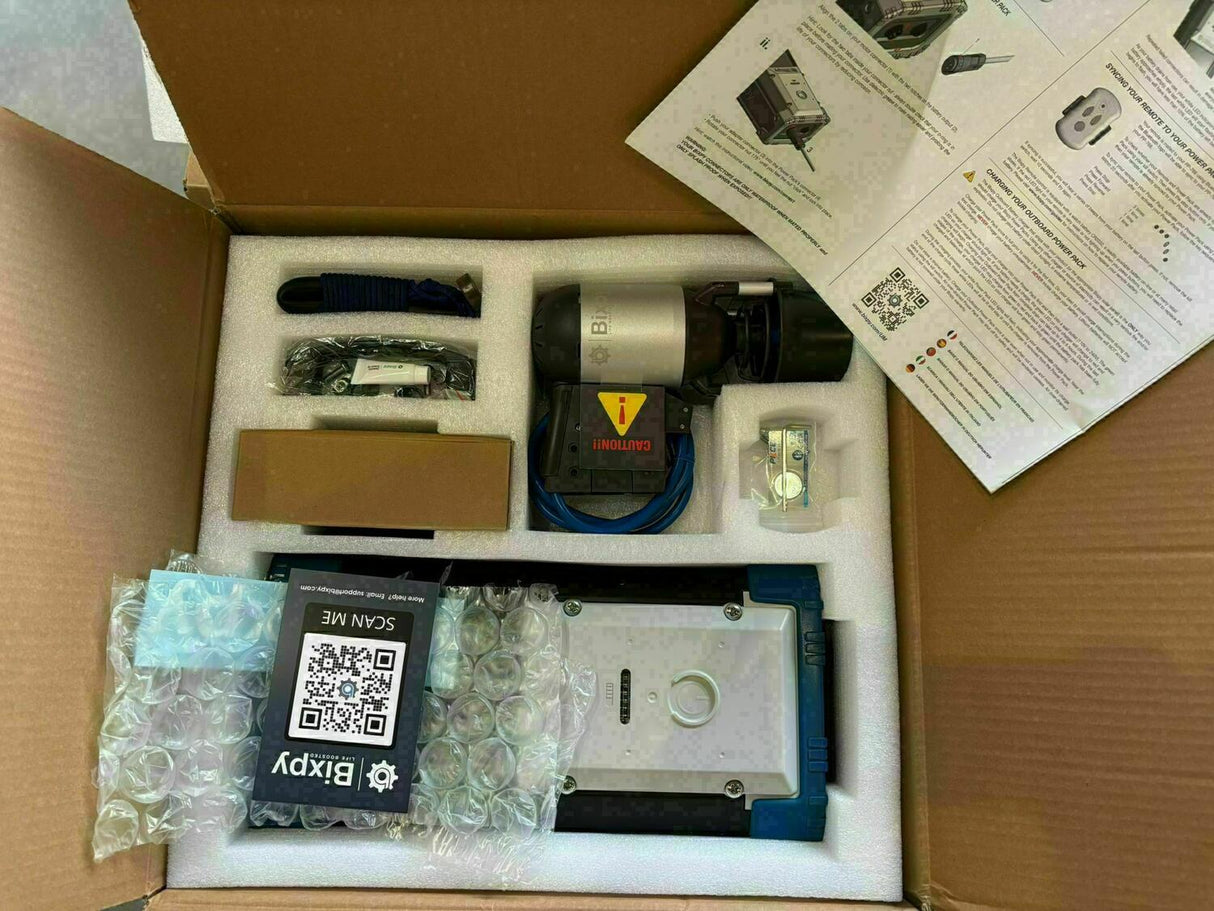 Motore elettrico per kayak Bixpy K1 Angler PRO Kit Outboard con batteria inclusa PP-768 Wh + Adattatore alluminio Power Pole