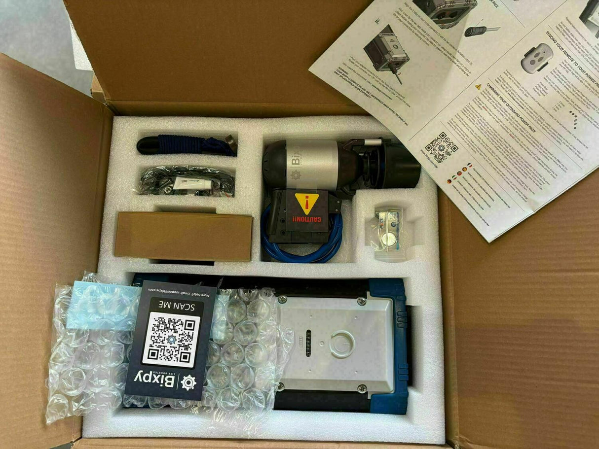 Motore elettrico per kayak Bixpy K1 Angler PRO Kit Outboard con batteria inclusa PP-768 Wh + Adattatore Bixpy Eddyline Versa Rudder