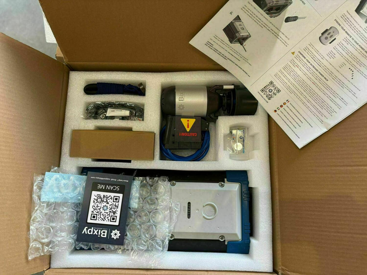 Motore elettrico per kayak Bixpy K1 Angler PRO Kit Outboard con batteria inclusa PP-768 Wh + Adattatore Low Profile Thruhull Pedal Drive