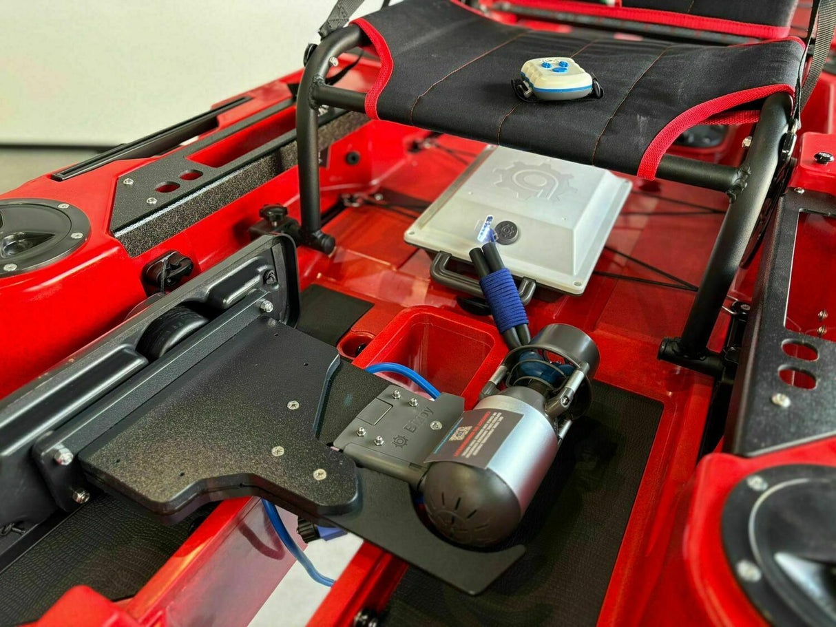 Motore elettrico per kayak Bixpy K1 Outboard Kit con batteria PP-378 Wh v4 + Adattatore Hoodoo Pedal Drive