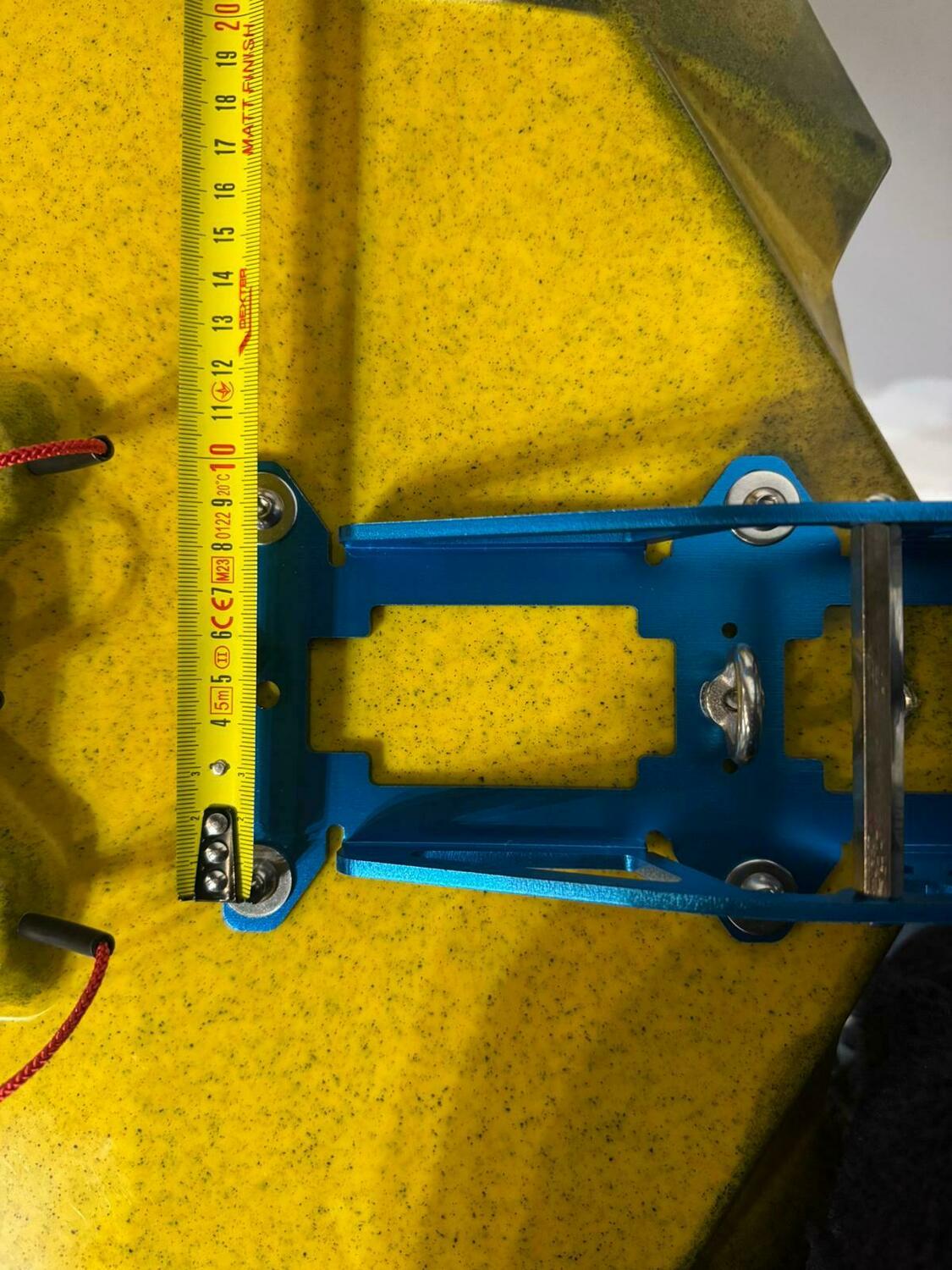 Bixpy Power Pole Adapter (K-1) Adattatore in alluminio con piastra orizzontale + palo verticale