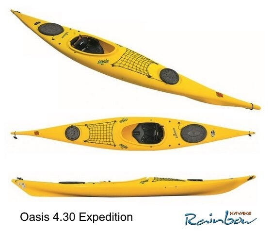 Rainbow Oasis 4.30 Expedition - Kayak 1 Posto 430 Cm + Gavoni + Schienale + Sedile