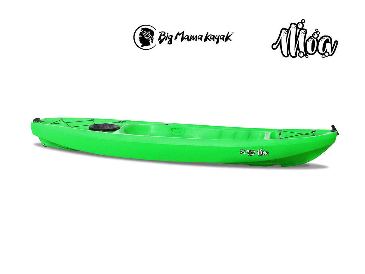 MOA BIG MAMA KAYAK - CANOA DA 265 CM + 1 GAVONE + 1 PAGAIA + 1 SEGGIOLINO + 1 RUOTINO ( FULL PACK ) - COLORE ROSSO