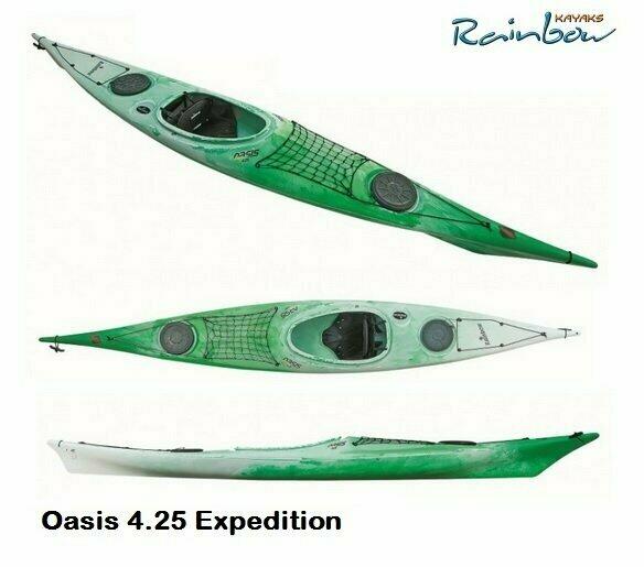 Rainbow Oasis 4.25 Expedition - Kayak 1 Posto 425 Cm + Gavoni + Schienale + Sedile