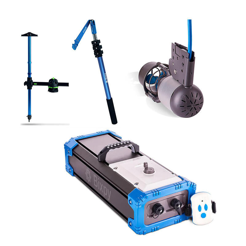 Motore elettrico per kayak Bixpy K1 Angler PRO Kit Outboard con batteria inclusa PP-768 Wh + Adattatore Bixpy Eddyline Versa Rudder