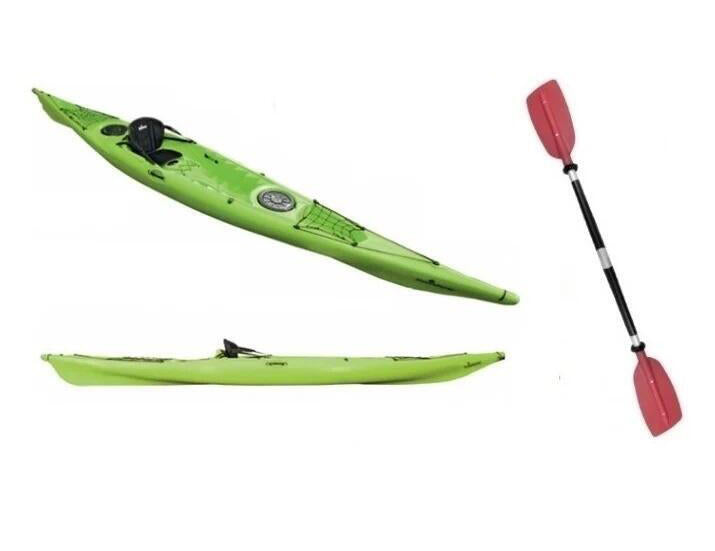 Rainbow Vulcano 4.60 Expedition - Canoa Sit On Top 460 Cm + 2 Gavoni + Sedile + Pagaia