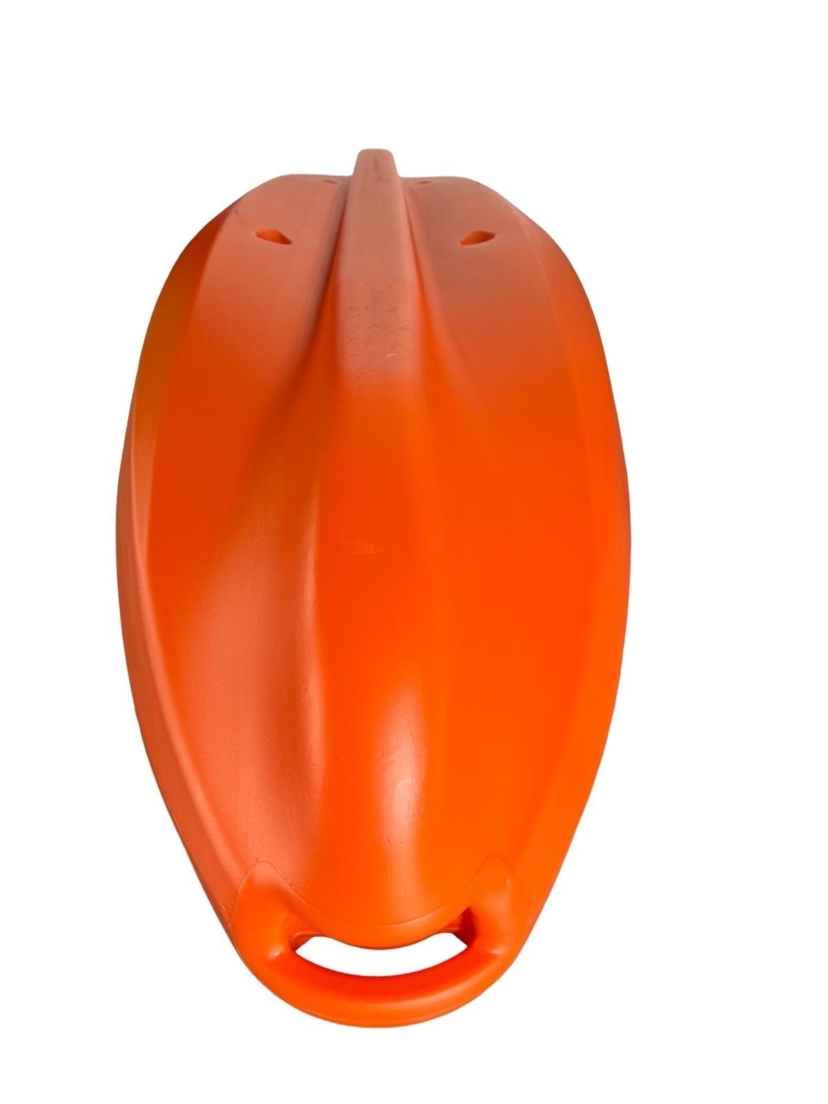 kayak fishing canoa GIL 2.0 Big Mama Kayak canoa monoposto da 254 cm + 2 p.canne interni + seggiolino + pagaia - Arancio