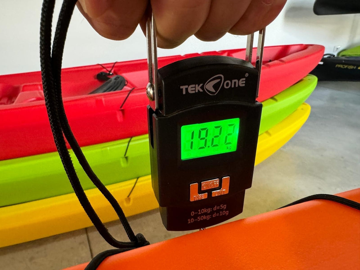 kayak GIL 2.0 Big Mama START - canoa monoposto da 254 cm + seggiolino + pagaia - arancio