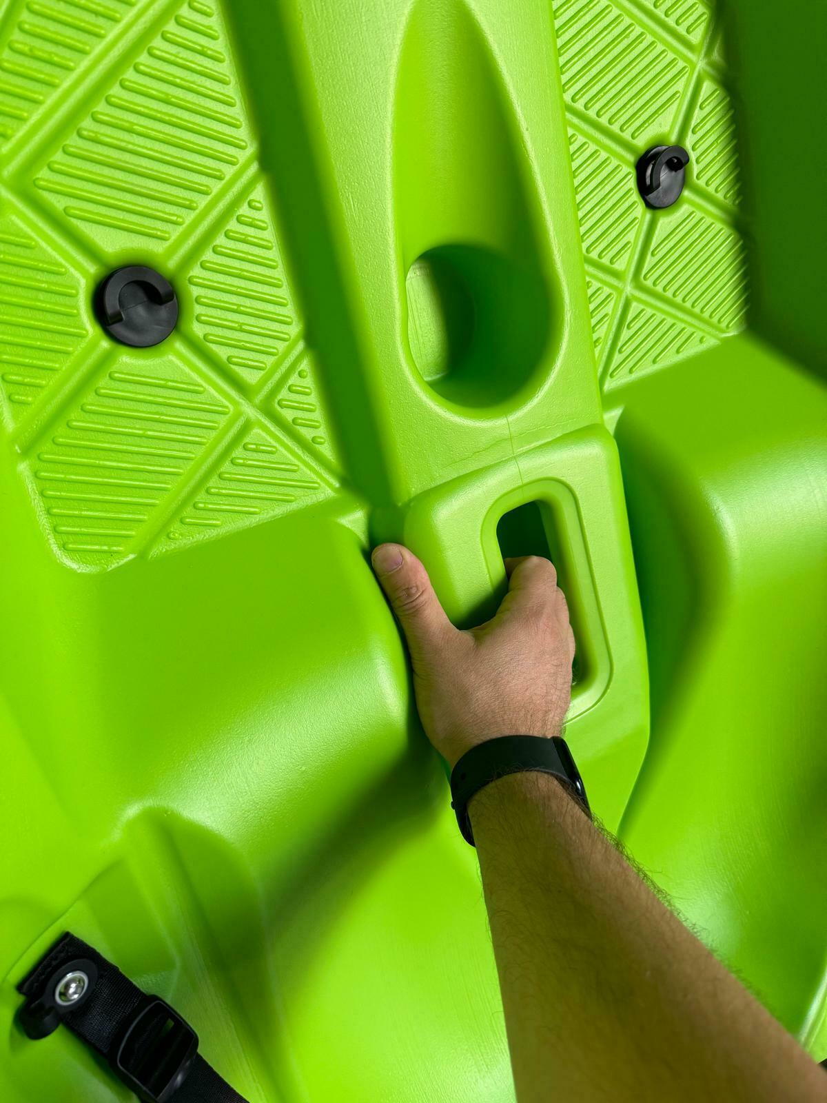 canoa monoposto GIL 2.0 Big Mama START - kayak da 254 cm + seggiolino + pagaia - verde